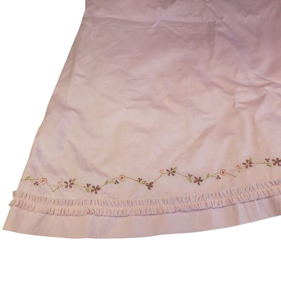 American Girl Petal Pink Floral Ruffle Dress Size 12 PINK 100% Cotton Retired - Picture 5 of 14